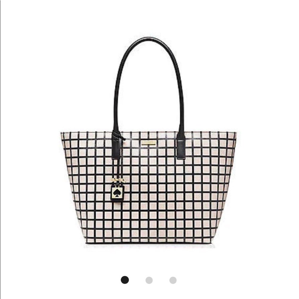 Kate Spade Brightwater Drive Plaid Tote